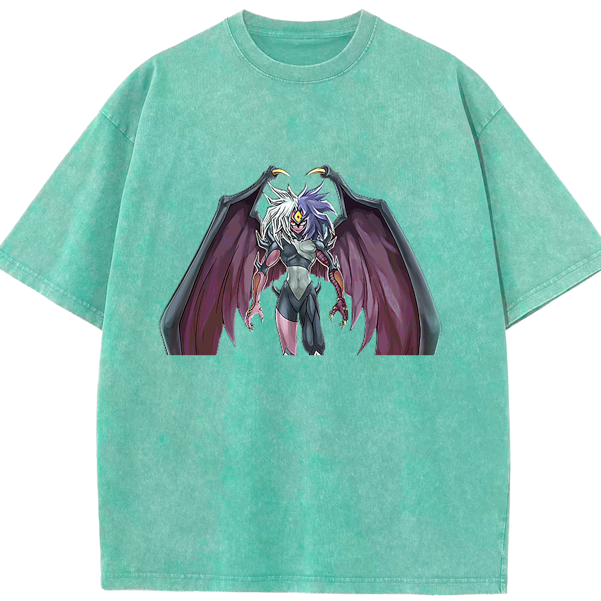 （画像用） 遊☆戯☆王 Yu-Gi-Oh! 綿100% ヴィンテージ風 半袖Tシャツ（フロントプリント）